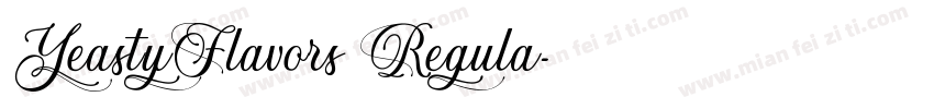 YeastyFlavors Regula字体转换
